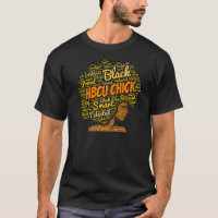 HBCU Chick Words in Afro Premium