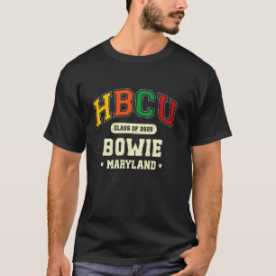 HBCU Class of 2025 Bowie Maryland Pride T-Shirt