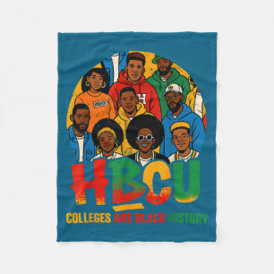 Hbcu Colleges Are Black History African American M Fleece Blanket