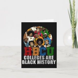 Hbcu Colleges Are Black History Month Card