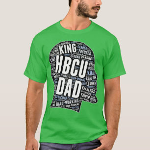 HBCU Dad Father Word Art T-Shirt
