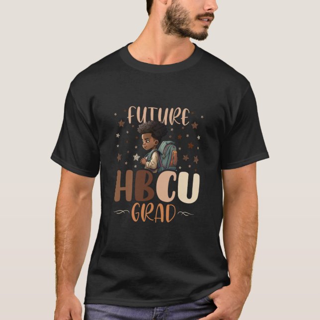 Hbcu Grad History Black College Youth Black Boy 1  T-Shirt (Front)