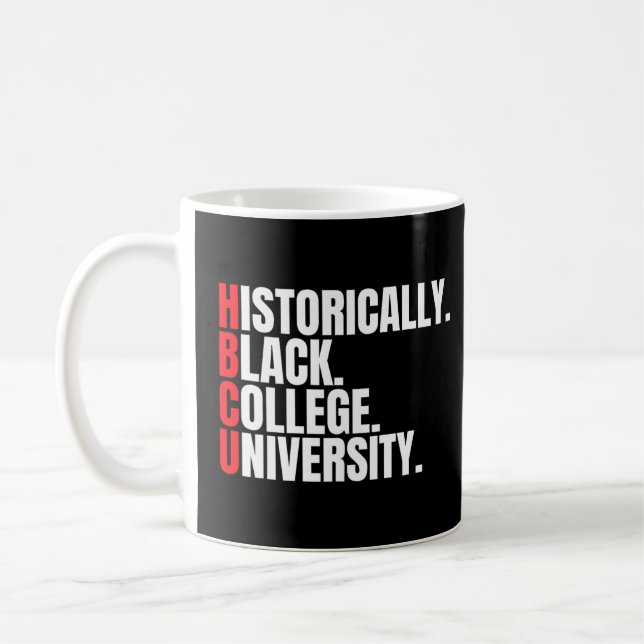 Hbcu Historically Black College And University Men Coffee Mug (Left)