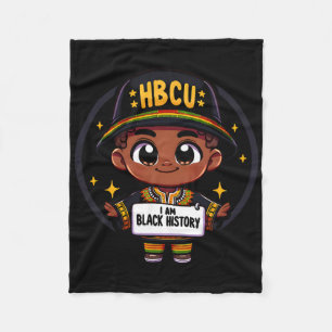 Hbcu Historically Black College Apparel Black Hist Fleece Blanket