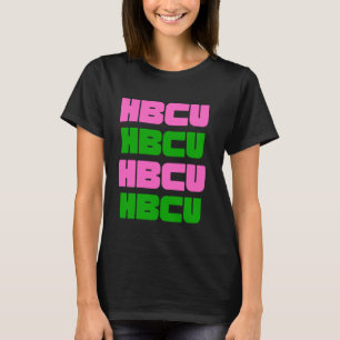 HBCU Pink And Green Historically Black College Uni T-Shirt