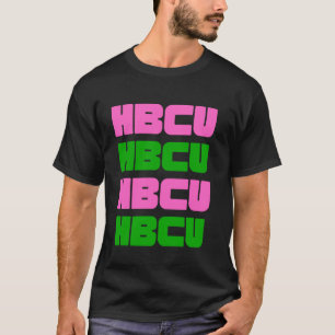 HBCU Pink And Green Historically Black College Uni T-Shirt
