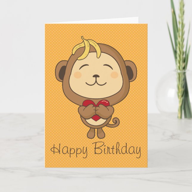 HBD monkey Card (Front)
