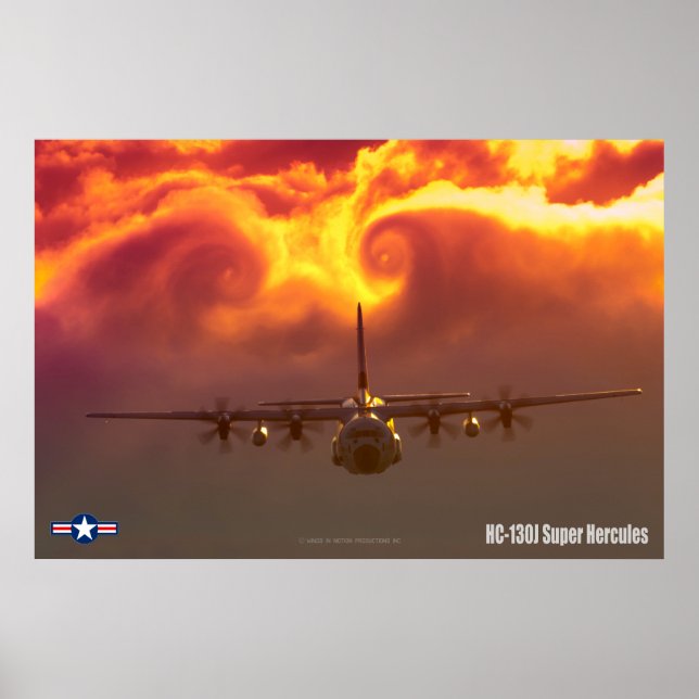 HC-130J SUPER HERCULES POSTER (Front)