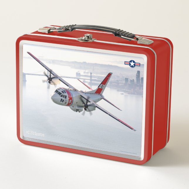 HC-27J SPARTAN METAL LUNCH BOX (Front)