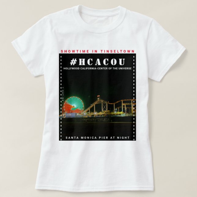 HCACOU #HCACOU SANTA MONICA   T-Shirt (Design Front)
