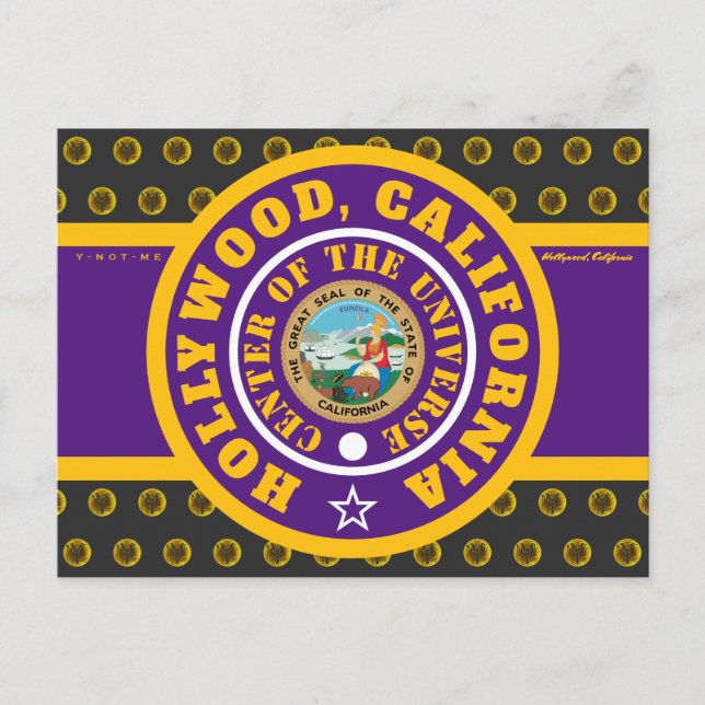 HCACOU HOLLYWOOD, CA (COU) 2  POSTCARD (Front)