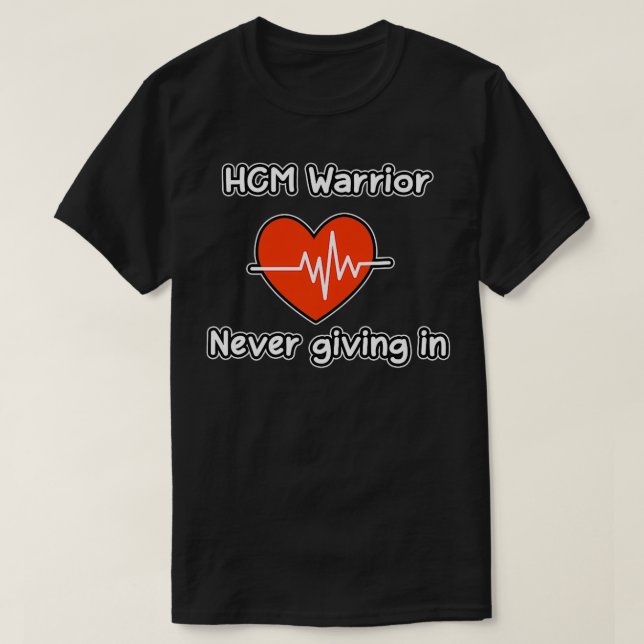 HCM T   HCM Warrior, Never giving in Premium  T-Shirt (Design Front)