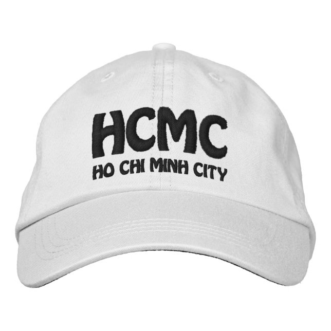 HCMC, Ho Chi Minh City Embroidered Hat (Front)