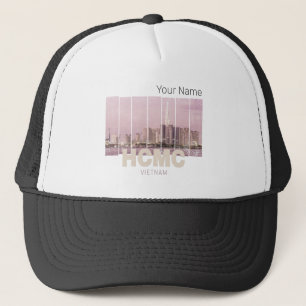 HCMC Saigon (Ho-Chi-Minh-City) Skyline Vietnam Trucker Hat