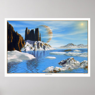 HD222582 b and Moon Poster