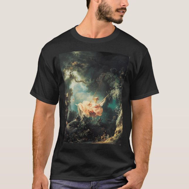 Hd. The Swing By Jean Honour Fragonard High T-Shirt (Front)