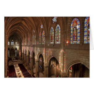 HDR image of Basilica interior, Quito, Ecuador