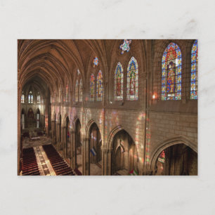 HDR image of Basilica interior, Quito, Ecuador Postcard
