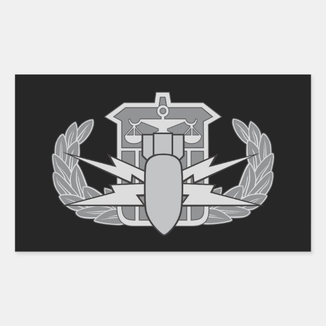 HDS badge Rectangular Sticker (Front)