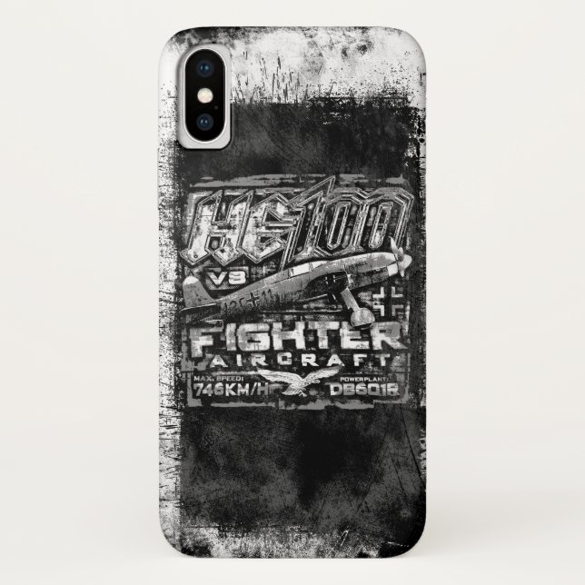 He 100 V8 Case-Mate iPhone Case (Back)