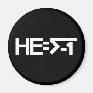 HE=√-1  (HE is Imaginary) [HE = Square Root of -1] Magnet