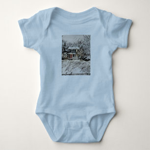 he Architect Geometic Pattern Baby Bodysuit