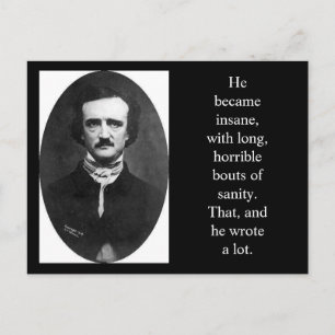He became insane,with long, horribl... postcard