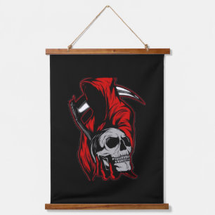 he Boo Crew Orange Halloween Family Matching Hanging Tapestry
