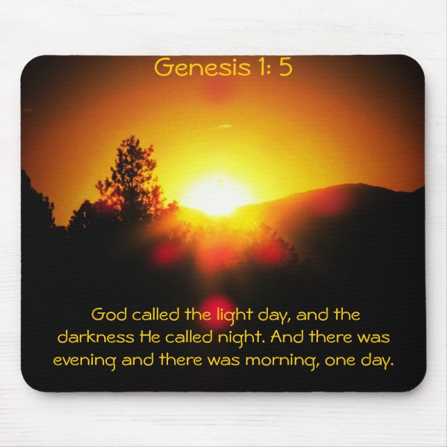 HE Called the Light Day Mouse Mat (Front)