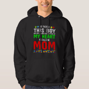 He Calls Me Mum Cute Autism Awareness Hoodie