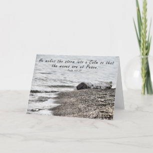He Calms the Storm - Scripture Card