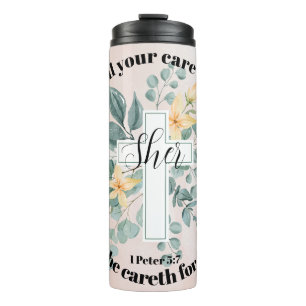 He Cares for You  Thermal Tumbler