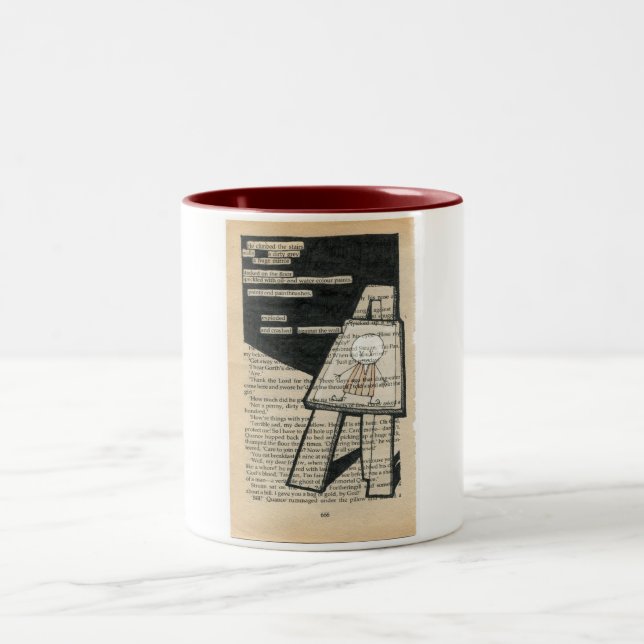 He Climbed the Stairs...The Biscuit Barrel Mug (Center)