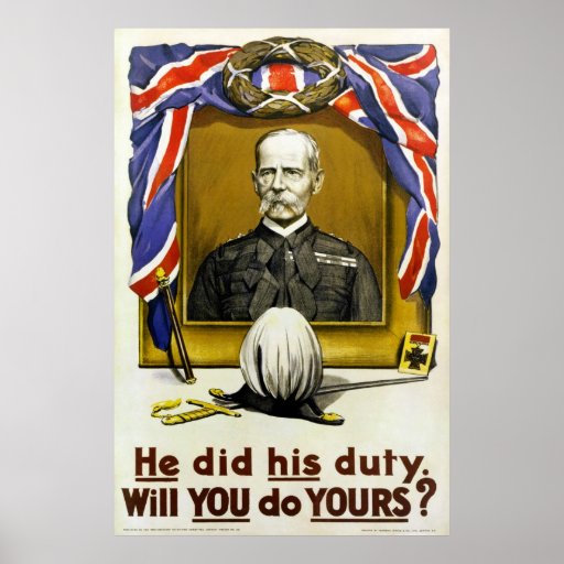 Lord Kitchener Posters, Lord Kitchener Prints - Zazzle UK