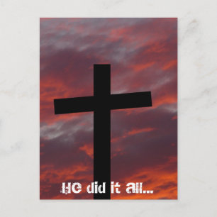 He did it all... postcard