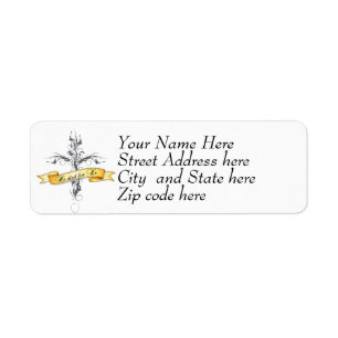 He Died for Us Floral Cross