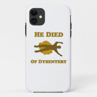 He Died Of Dysentery Notebook