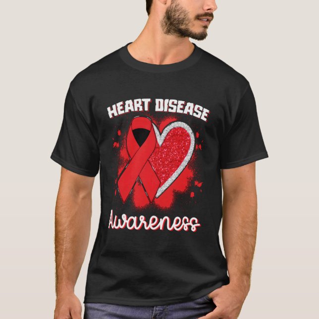 He Disease Awareness I Wear Red To Fight He Diseas T-Shirt (Front)