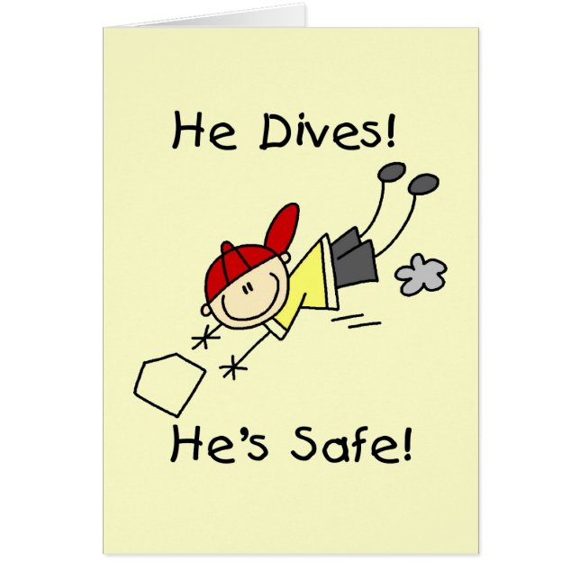 He Dives He's Safe Tshirts and Gifts (Front)