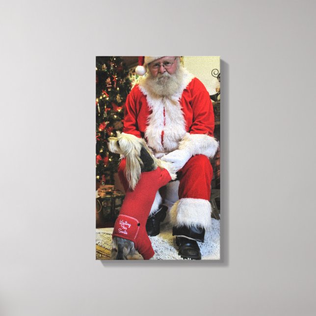 He Doesn't have to Wait any Longer Canvas Print (Front)