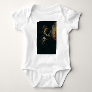 he Dream of Saint Joseph – High-Fidelity Fine Art  Baby Bodysuit