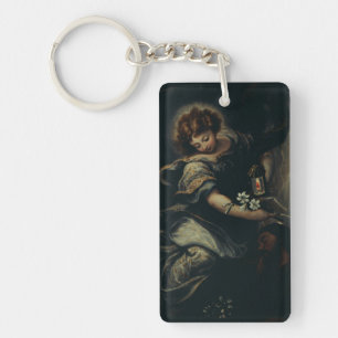 he Dream of Saint Joseph – High-Fidelity Fine Art  Key Ring
