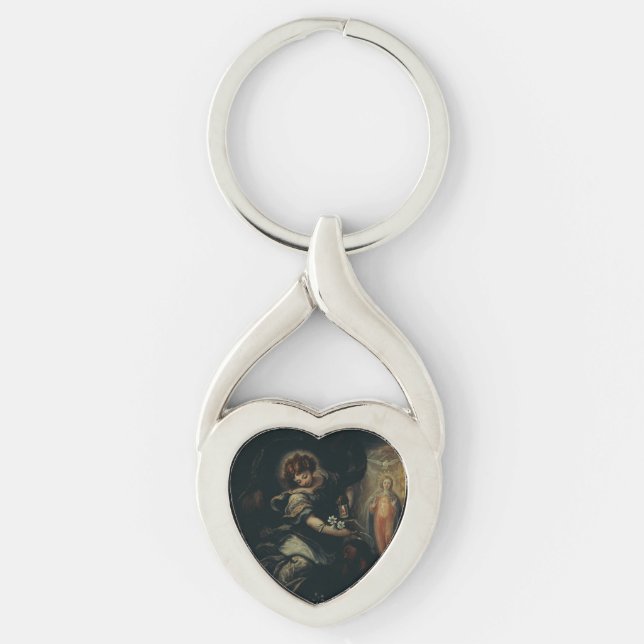 he Dream of Saint Joseph – High-Fidelity Fine Art  Key Ring (Front)