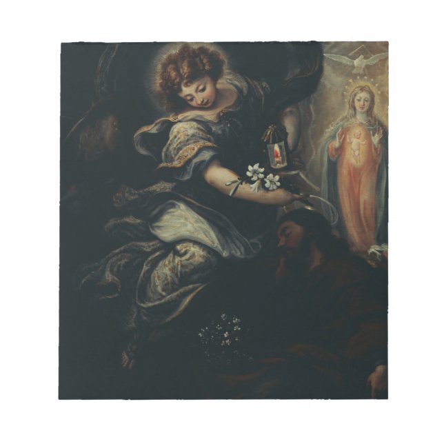 he Dream of Saint Joseph – High-Fidelity Fine Art  Notepad (Front)