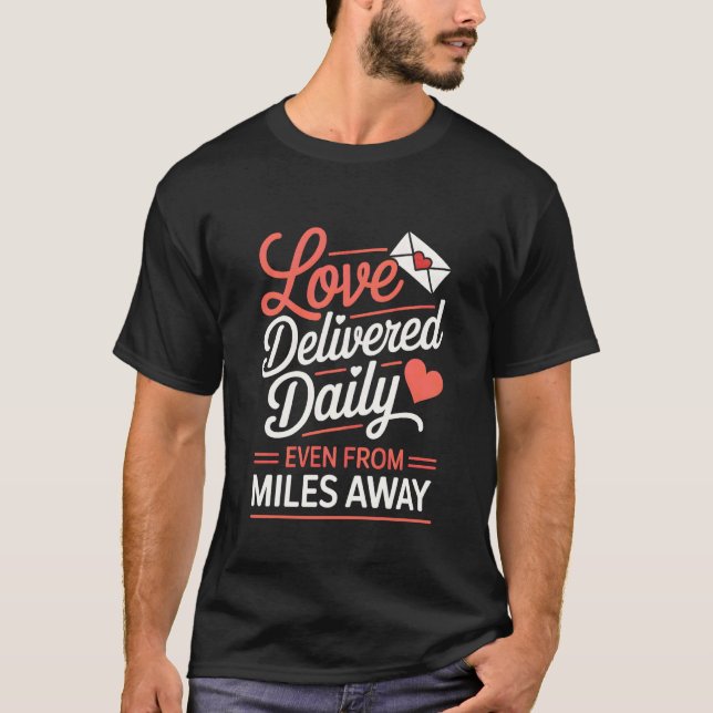 He Drives Big Rigs I Drive Everything Else Trucker T-Shirt (Front)