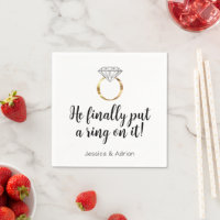 He Finally Put a Ring on it Diamond Engagement