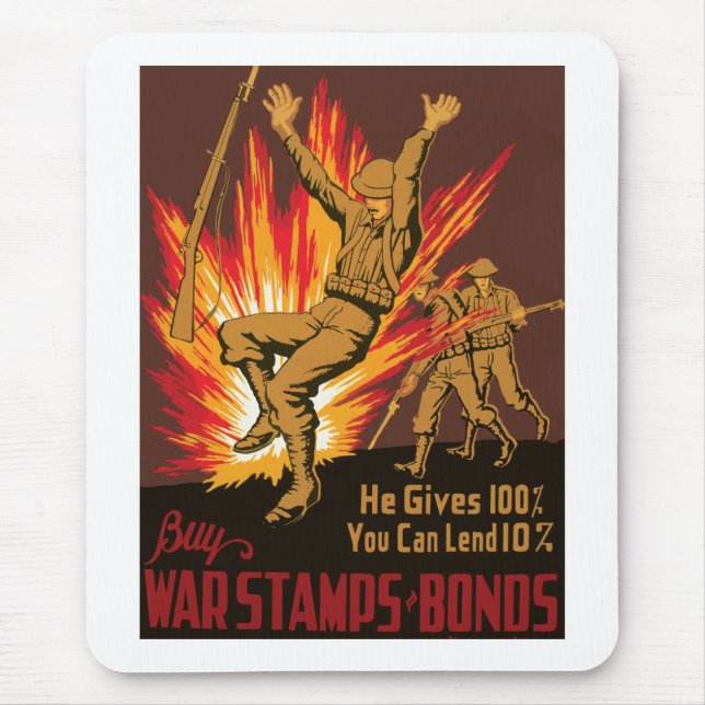He Gives 100% ~ You can Lend 10% Mouse Mat (Front)