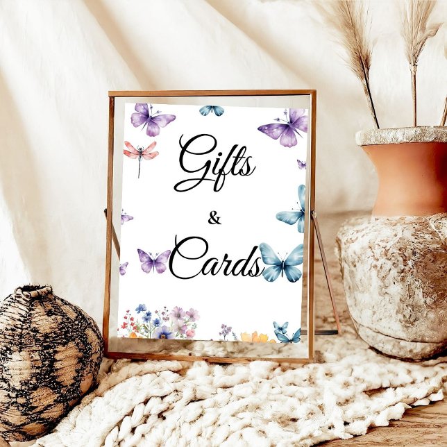 He gives butterflies Bridal Shower Gifts & Cards Poster (Creator Uploaded)