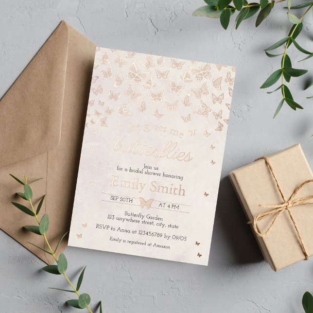 He gives me Butterflies Bridal Shower  (Creator Uploaded)