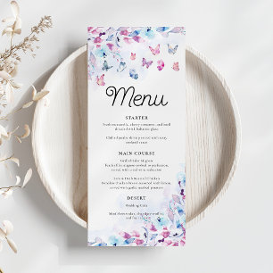 He Gives Me Butterflies Bridal Shower Menu